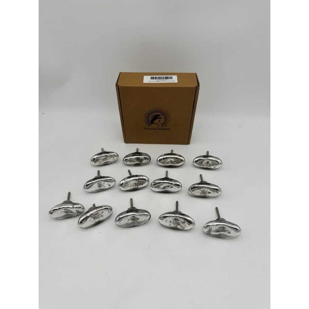 13 Trinca-Ferro Cabinet & Drawer Knobs Maggiroe Mirror Glass